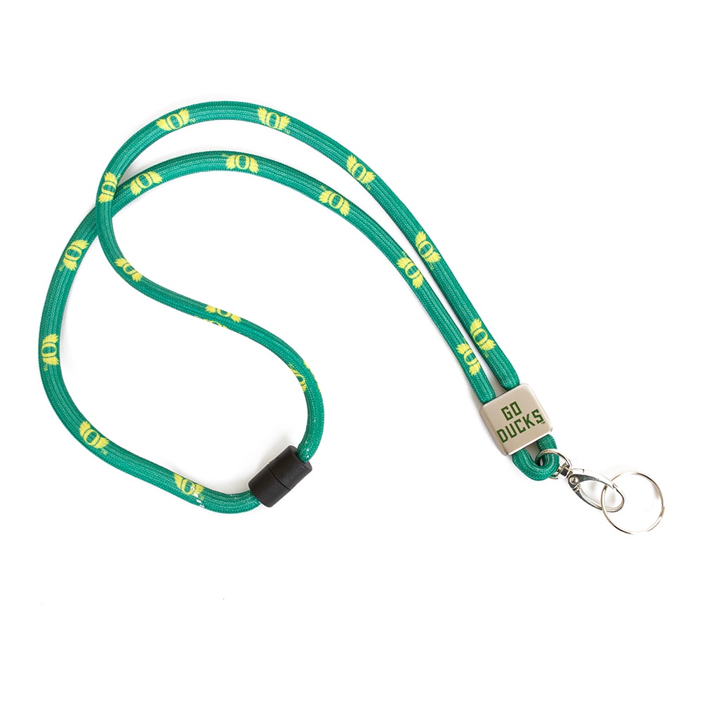 O Wings, Spirit Product, Green, Lanyard, Gifts, 3/8", Soft, Tubular Cord, Metal Slider, 953131